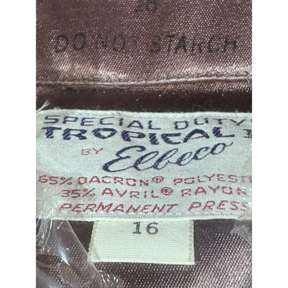 Elbeco Uniform Shirt Mens Special Duty Workwear Security Tactical BDU's Size 16 - Picture 2 of 15